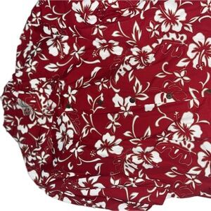 Hilo Hattie Red Hawaiian Shirt